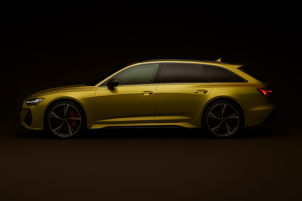 Chameleon Shield, Paint Protection Film, Coloured PPF, Yellow, Audi, RS6, Coventry, Midlands